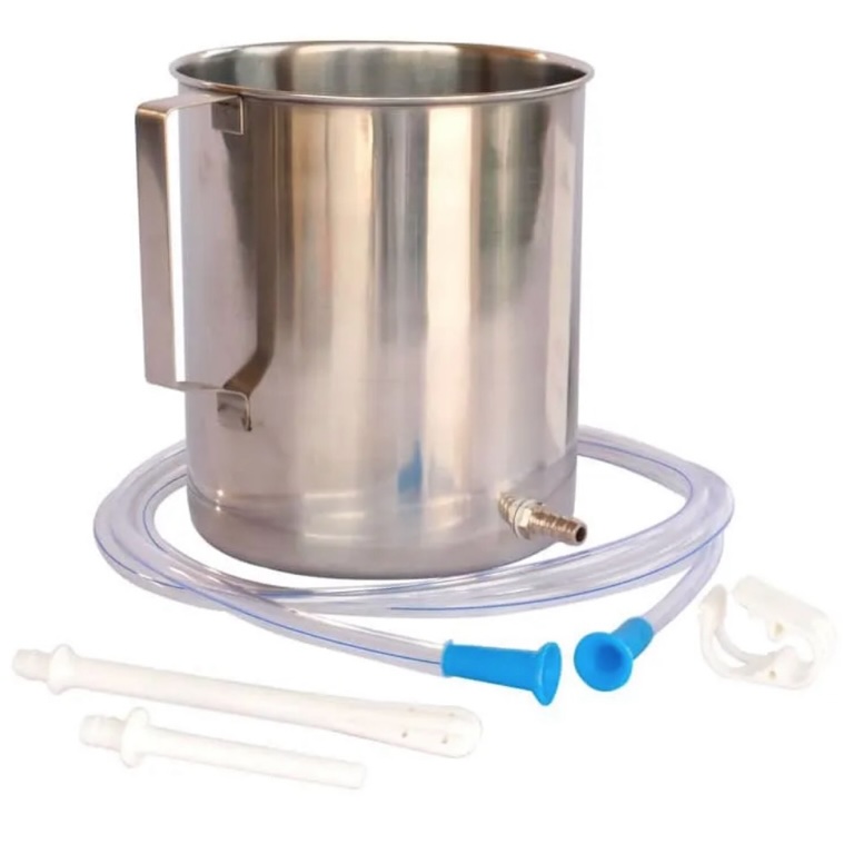 Stainless Steel Enema Bucket Kit